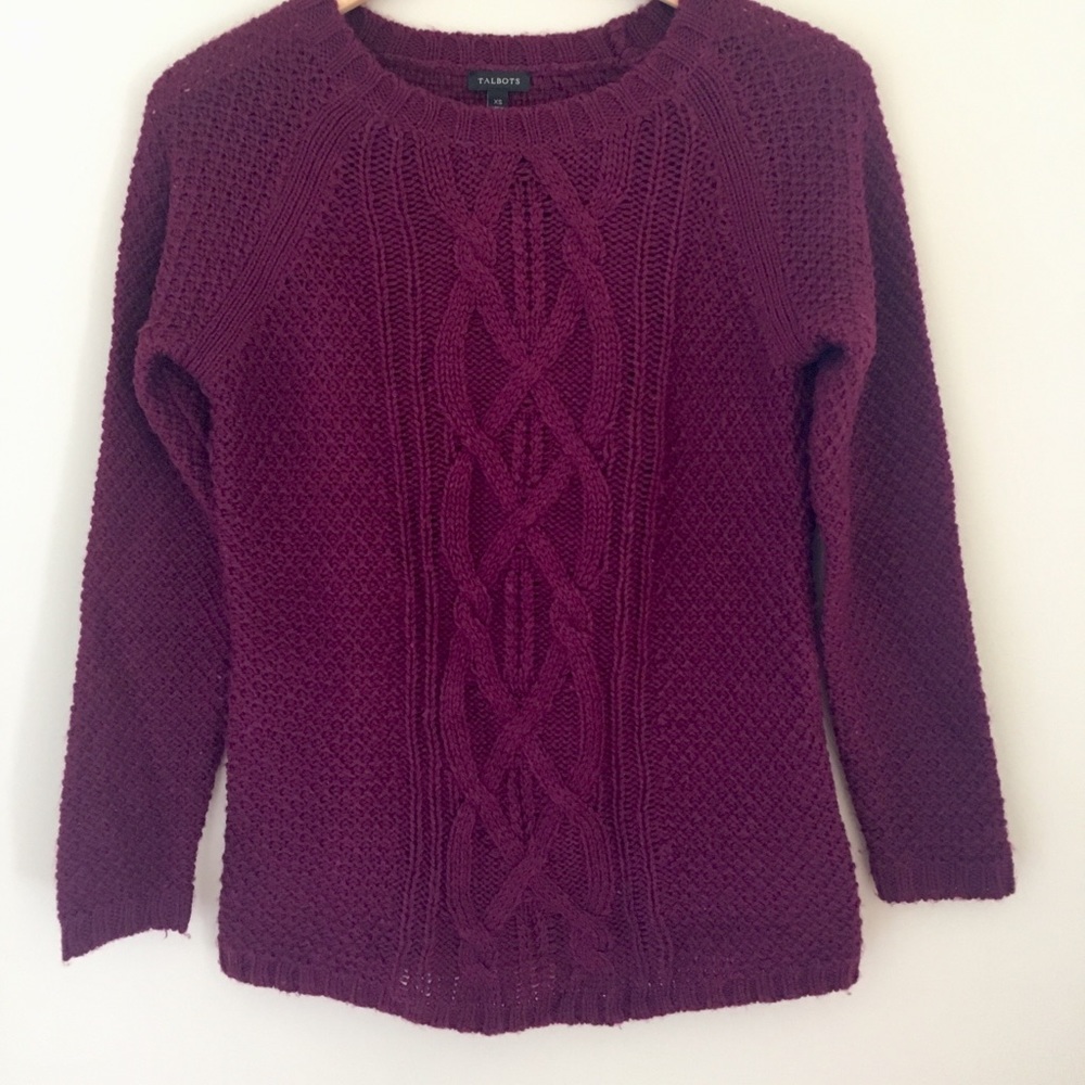 Talbots Purple Sweater